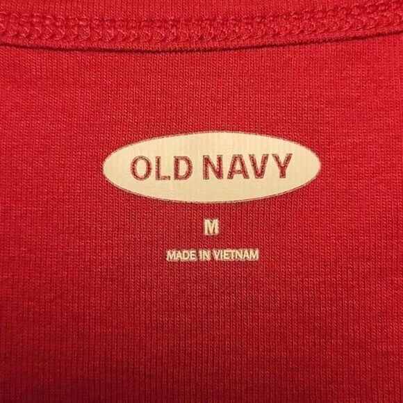 Old Navy 3/4 Sleeve Crewneck Top Sz M - Picture 7 of 9